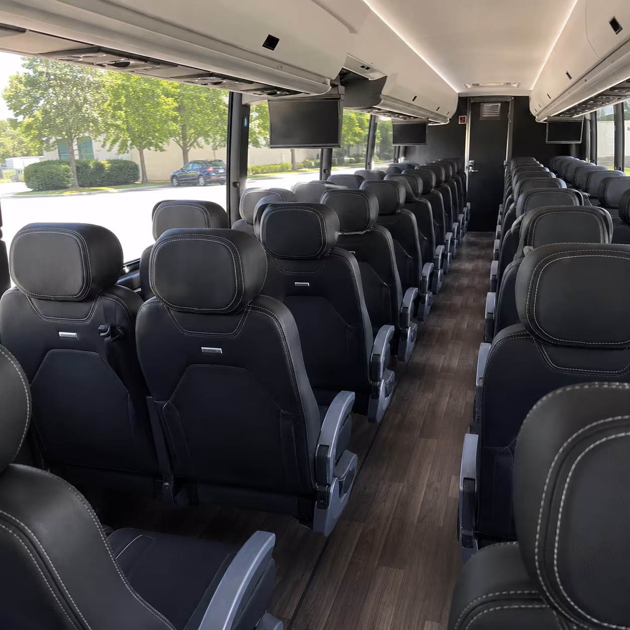 el monte charter bus interior