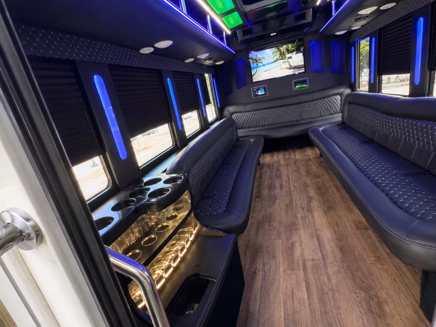 el monte concert party bus rental