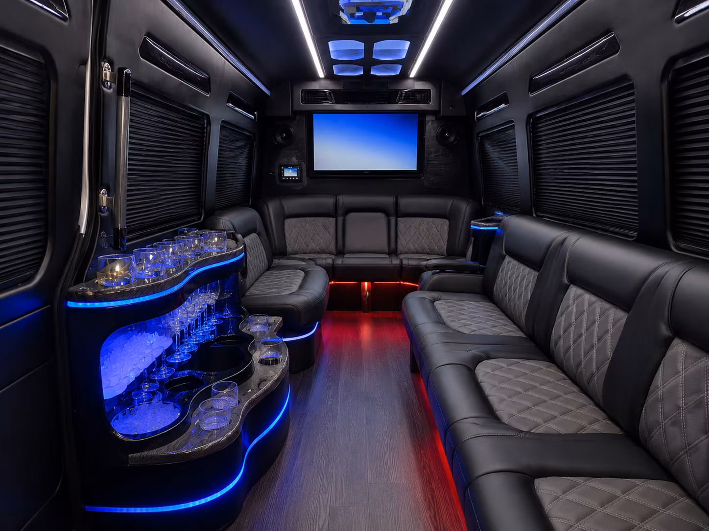 el monte employee transportation onboard seating