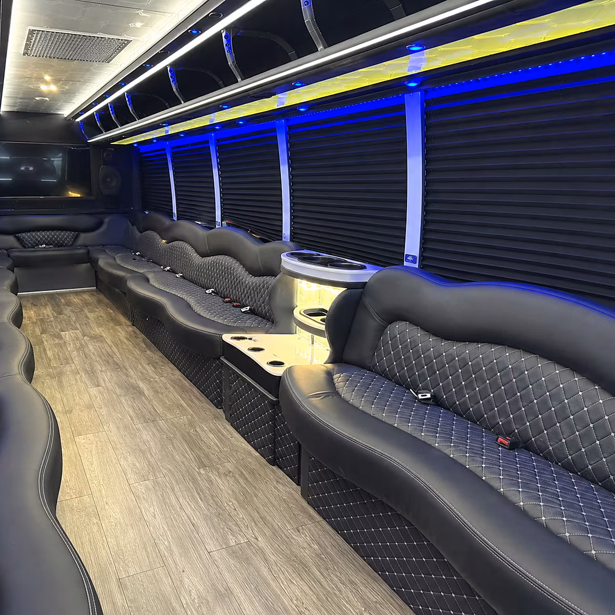 el monte party bus rentals inside