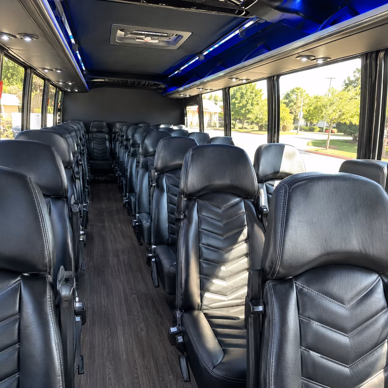 el monte school event transportation onboard seating