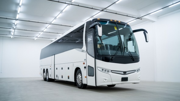 56 passenger charter bus exterior