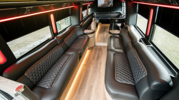 party bus rental interior arcadia